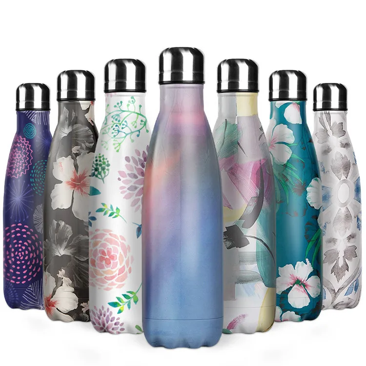Various process customization services Leakproof Vacuum insulation Stainless steel Gradient Cola Bowling water bottle