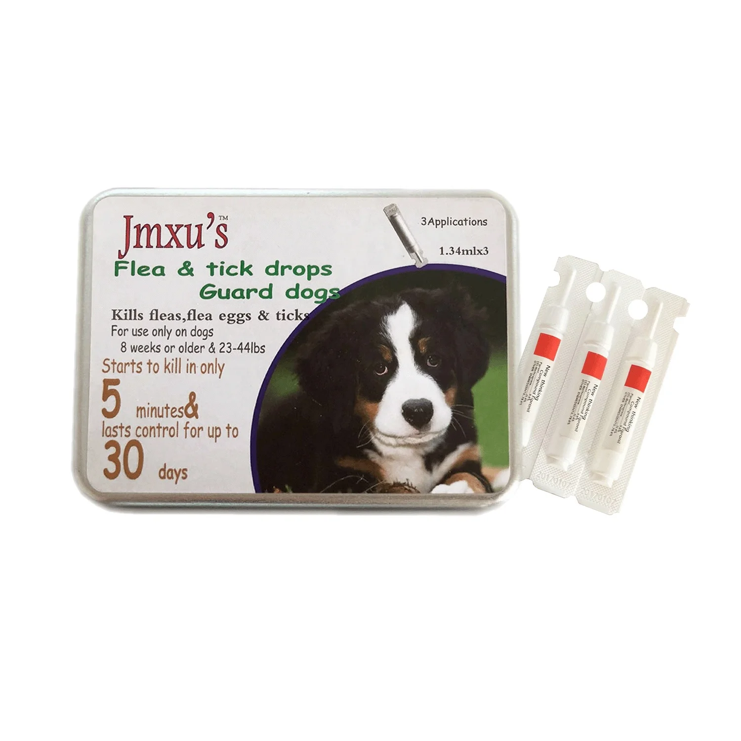 Заводская цена, блошиные капли для средних собак, убивающих комаров, блошиных клещей, капли для домашних животных