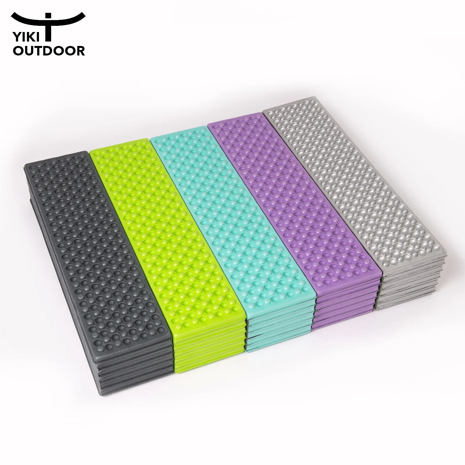 hot sell waterproof ultralight egg nest outdoor sleeping pad XPE foam folding portable aluminum film camping mat for hiking