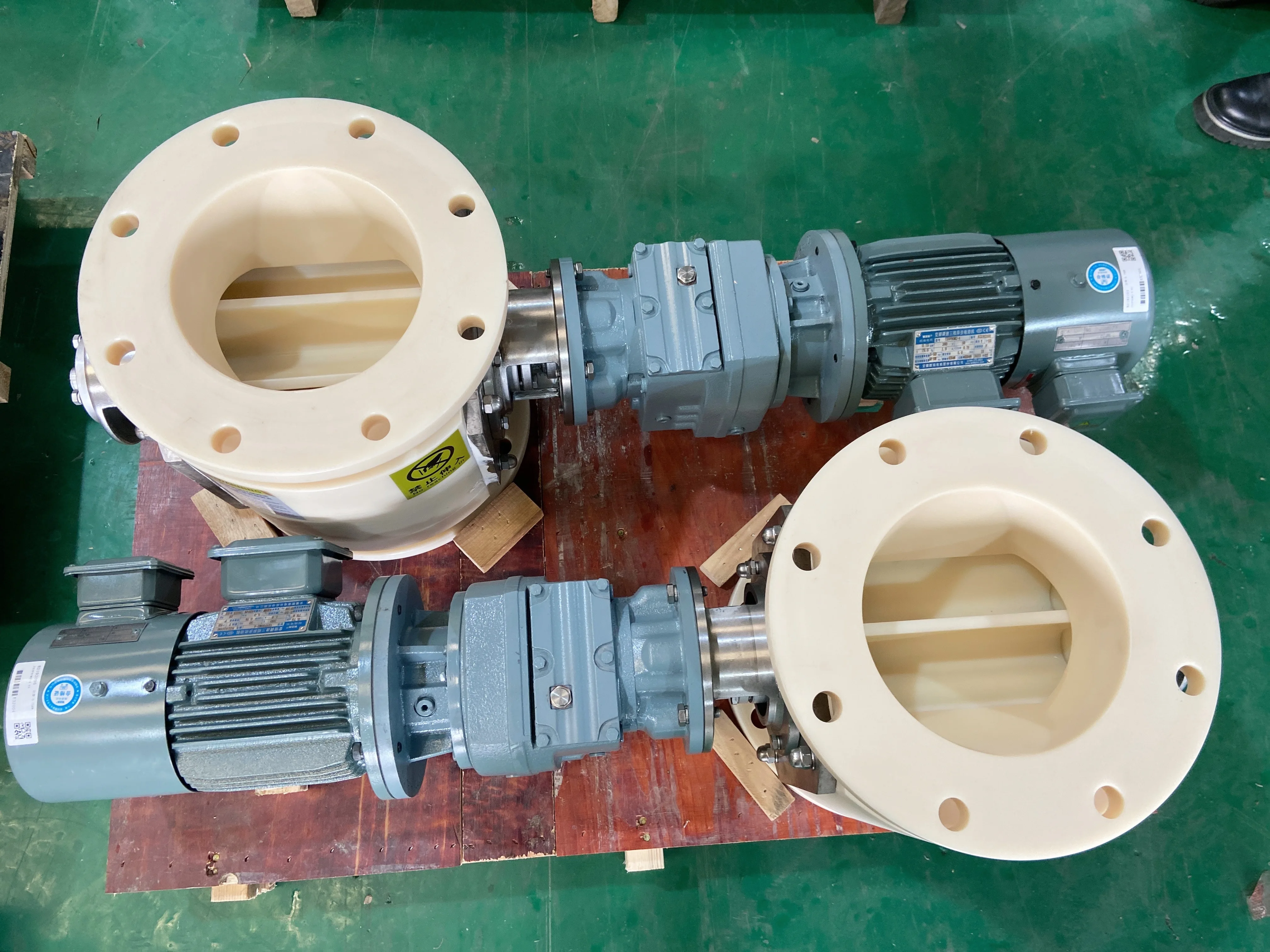 Star unloader DN200 type feeder normal temperature nylon stainless steel off fan ash unloading valve