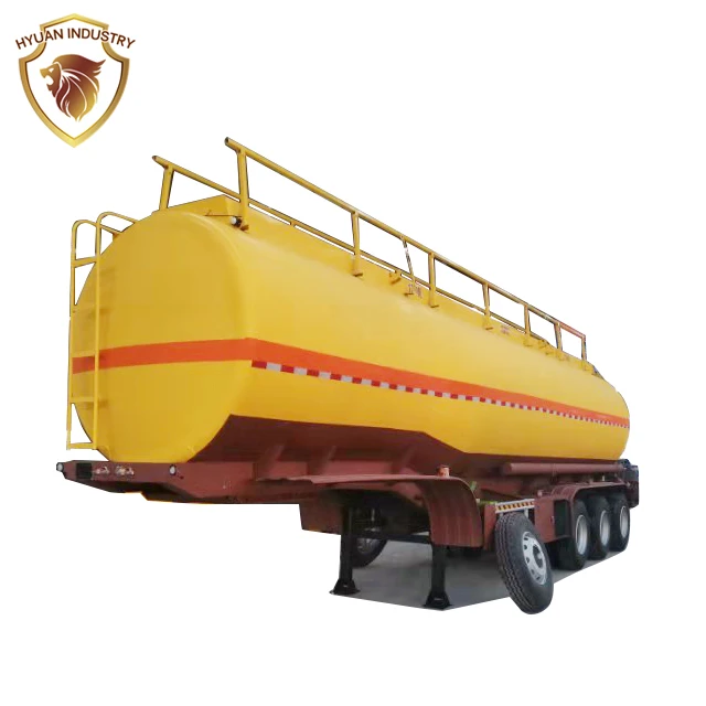 3 Axles 45000 Liters Fuel Transport Oil Petrol Tanker Semi Trailer new oil tank truck with low prices foe sale