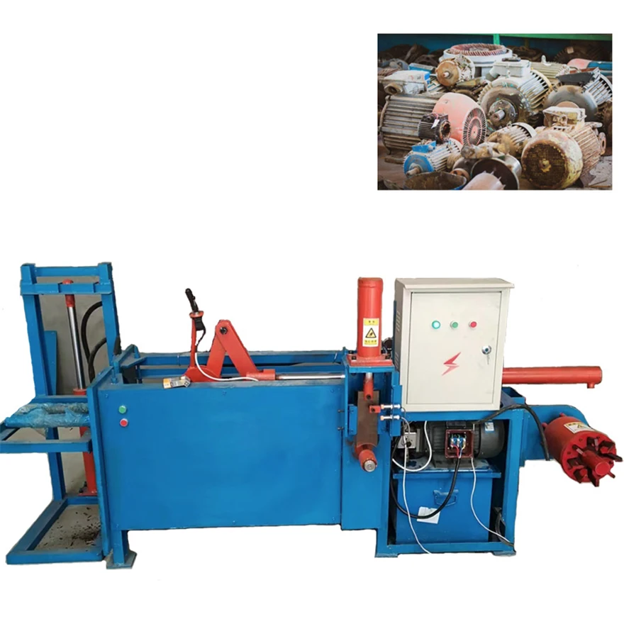 Cutting motor motor rotor stator recycling machine hand cutting motor