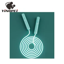 YINGPEI High Quality Adjustable length light luminous Led Skipping Jump Rope For Kids&adults