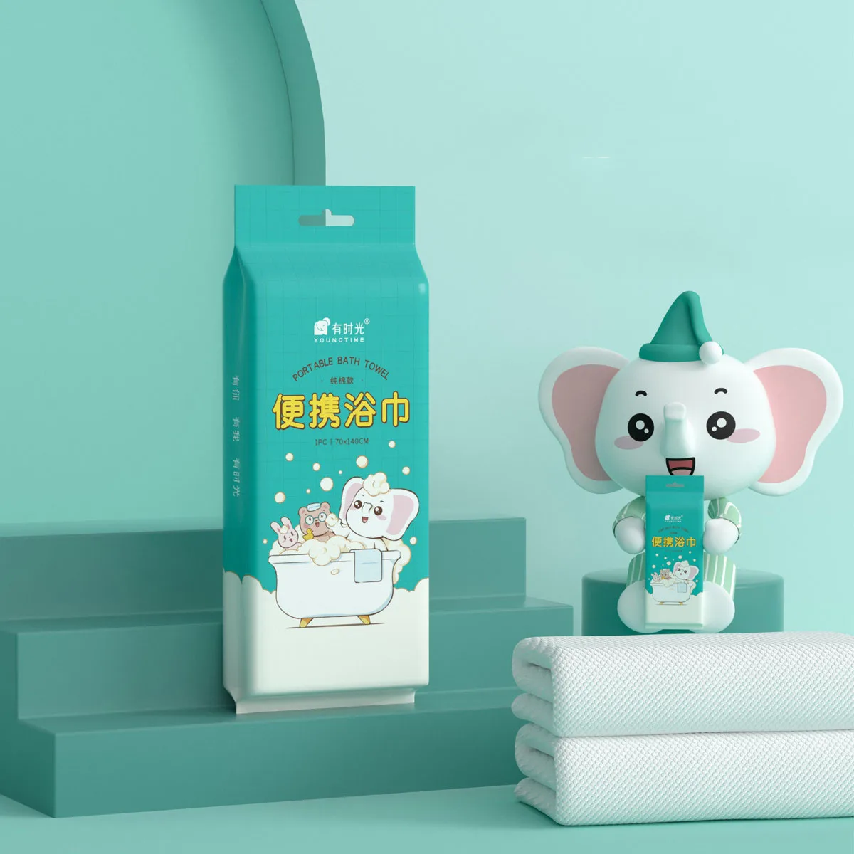 High Quality Wholesale Soft Bath Towel Healthy Hygienic Highly Absorbent Portable Disposable Pure Cotton Bath Towel