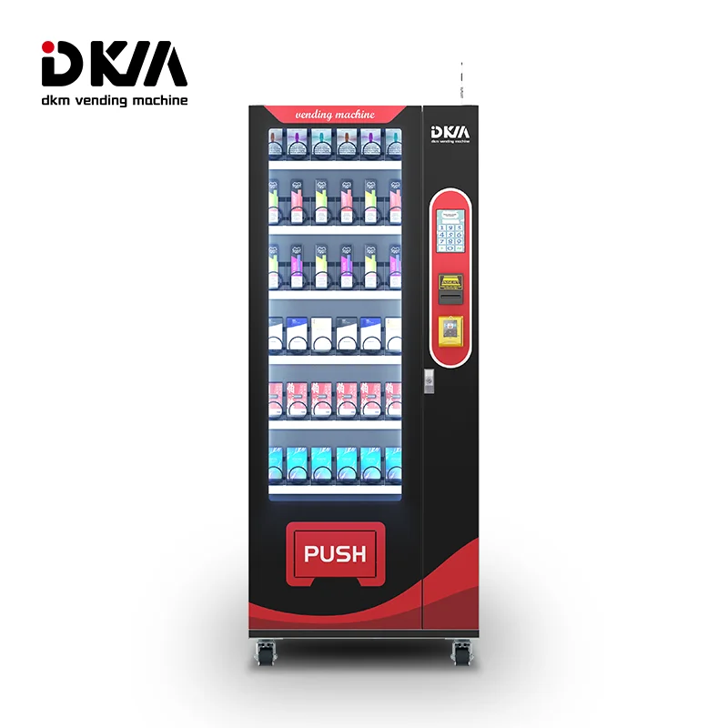 Dkmvending Hot Selling Shopping Mall Hotel Beauty Tobacco Cigarette Vending Machine With Card Reader Cash Acceptor