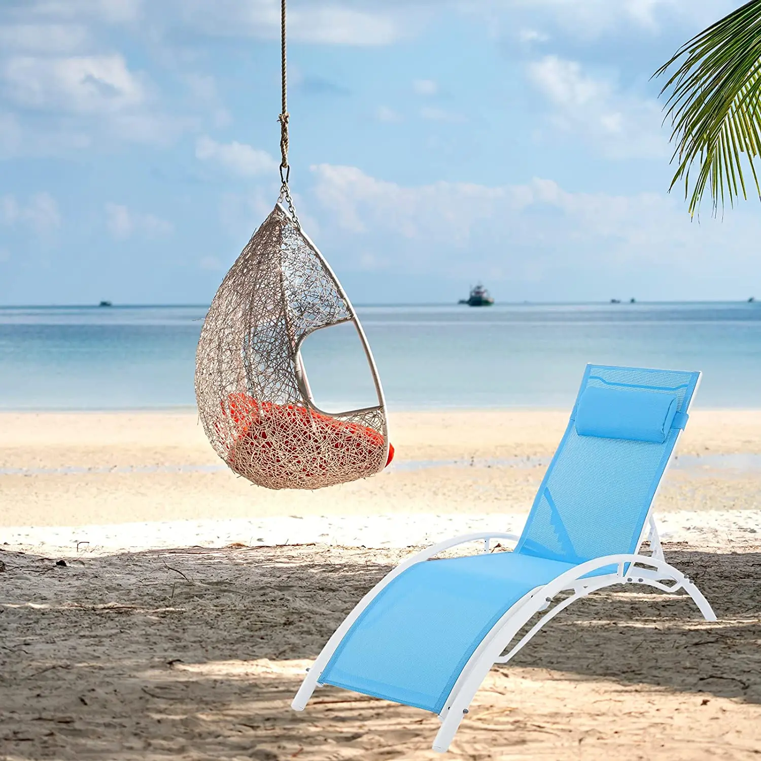 Большая быстрая распродажа Amazon, пляжный стул, складной стул, Современная Регулируемая складная кровать для кемпинга