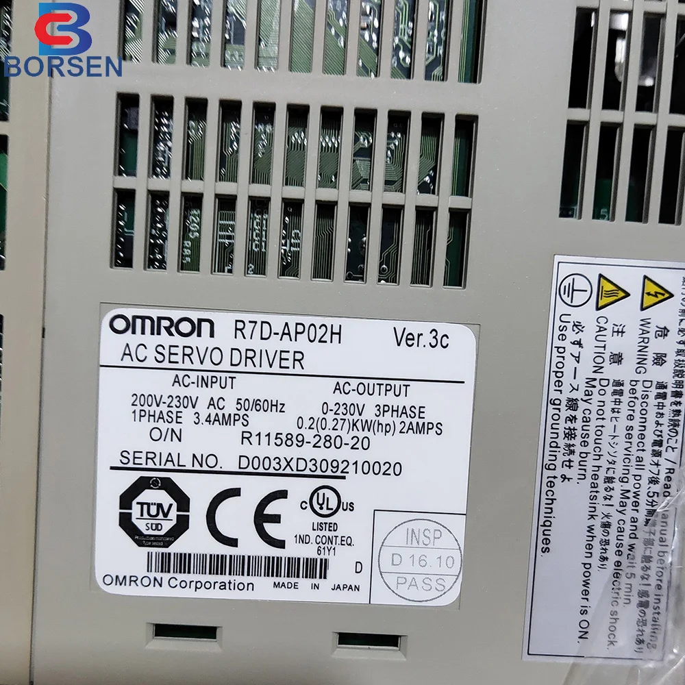 Оригинальный newjapan Сервопривод переменного тока Omron R7D-AP02H R7D-AP04H R7D-AP08H
