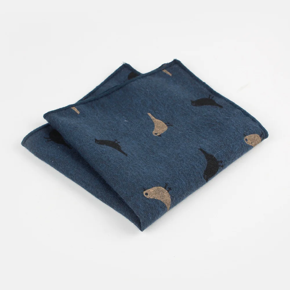 Оптовая продажа мужской носовой платок с мультяшным принтом хлопковый свадебный Детские Квадратные платки в горошек