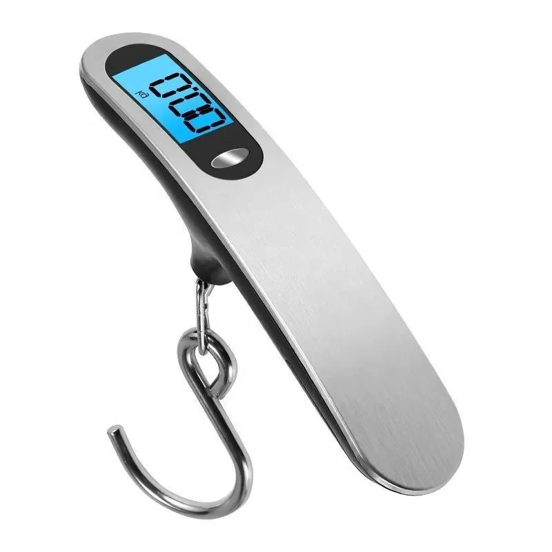 50kg Handled Digital display Weighing luggage Scale for Electronic Hanging Hook/Ribbon Scale