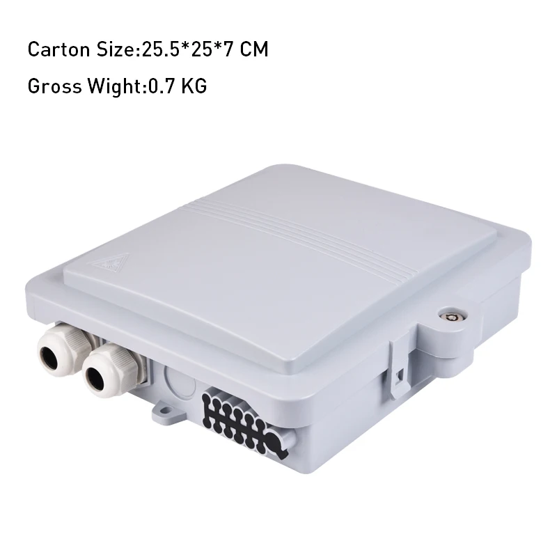 Wall Mounted Port 4 6 8 12 16 24 48 Core Optical Splitter Optic Outdoor Terminal Box Fiber