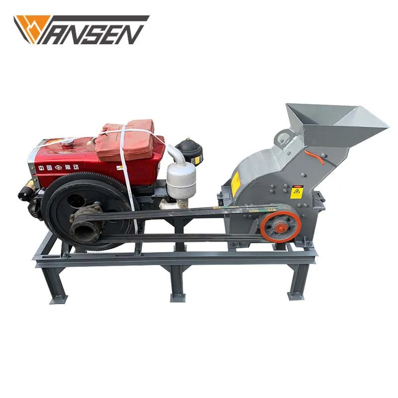 Low price high quality diesel engine hammer crusher for sale