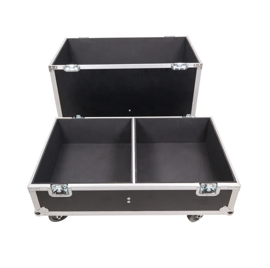 BRAVO Customized Two-Way Sound Speaker Box Flight Case with Wheels