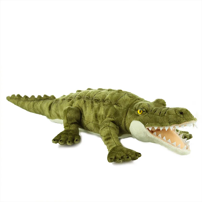 Plush toy stuffed crocodile