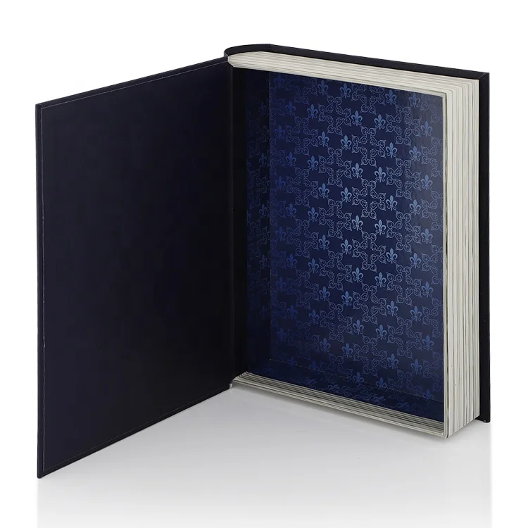 Custom Black Dummy Foldable Faux Libros Decorativos Fashion Book Decorative