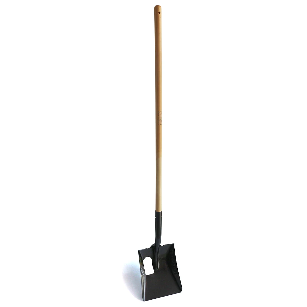 South American  wooden handle steel garden farming shovel spade