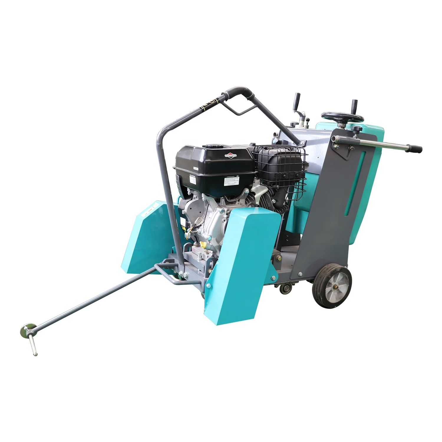 VANSE VS-HM501 Portable Diesel Engine Hand Held Concrete Groove Cutter Machine 500mm Concrete Road Curb Saw Cutting Machine