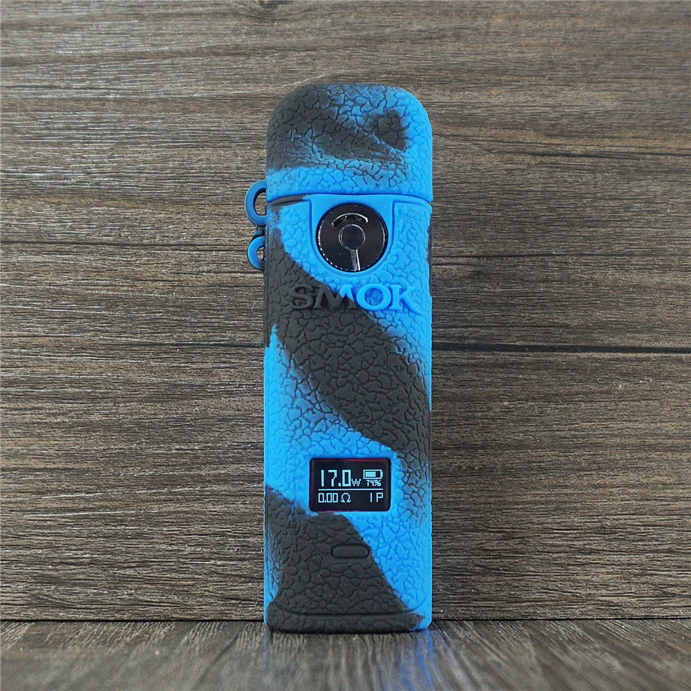 Модные 6 видов цветов Чехлы для электронных сигарет Smok Ново 4 силиконовый чехол защитный Аксессуары