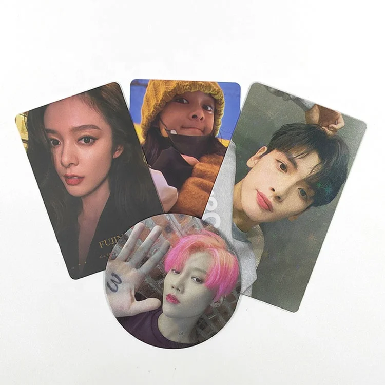 Заводская оптовая продажа пользовательские разные размеры Kpop фотокарточки товары Idol Lomo карта для фанатов