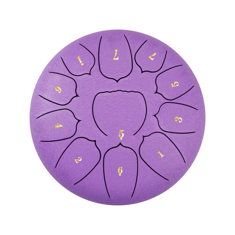 music instrument 6 Inch 11 Notes Steel Tongue Drum Hand pan Drum Tank Drum Percussion Instrument