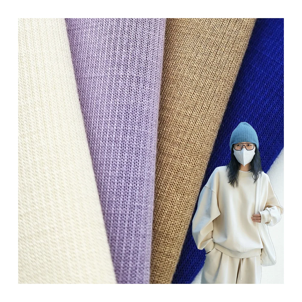 Wingtex Ribbed Spacer Fabric 3d Spandex Fabric High Quality Rib Knit Stripes Fabric for Sweatshirts
