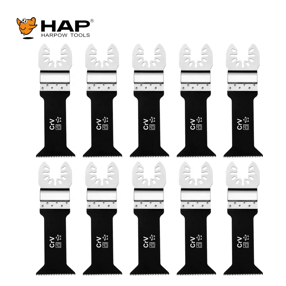 10PCS Pack Set Oscillating Saw Blades Wood Multitool Blades Quick Release HCS 42mm Multi Tool Blades Fit Most Models