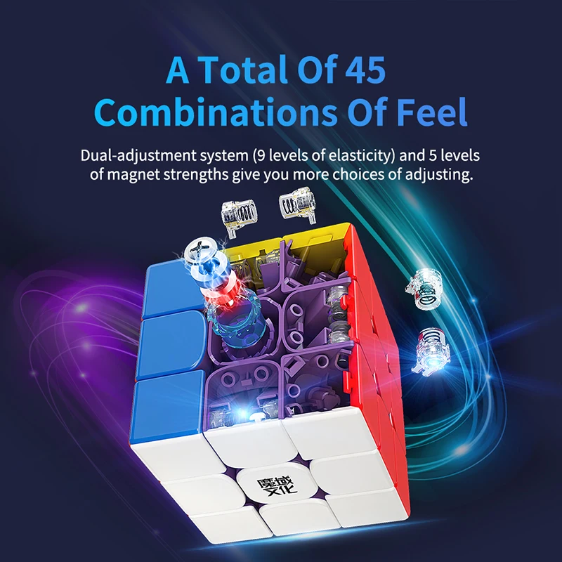 Moyu 2021 Puzzle toy Weilong WR Maglev 5cm Fidget Cube Magnets magic cubes