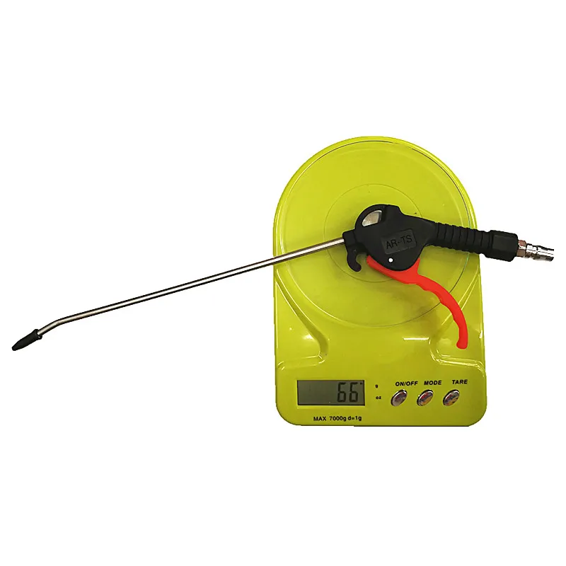 
Air Blow Gun Plastic Dust Gun with High Strength Stainless Steel Pipe -Strong Concentrated Nozzle Rubber Cap 1/4 PT STEEL425mm 