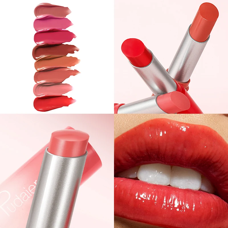 OEM Custom Logo 8colors Creamy Texture Moisturizing Lasting Plumping Glossy Lipstick Set Private Label Non-sticky Vegan Lipstick