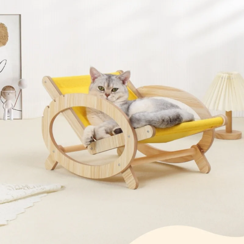 cat hanging bed sisal lounger cartoon soft and comfortable cat and dog pet bed chair stool sofa