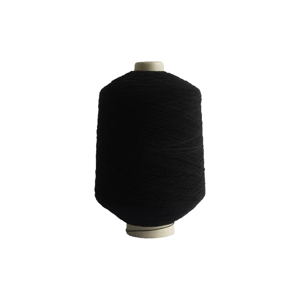 RUBBER COVERING YARN A-BL42/150 Made From Polyester Black Color For Sewing Premium Product From Thailand
