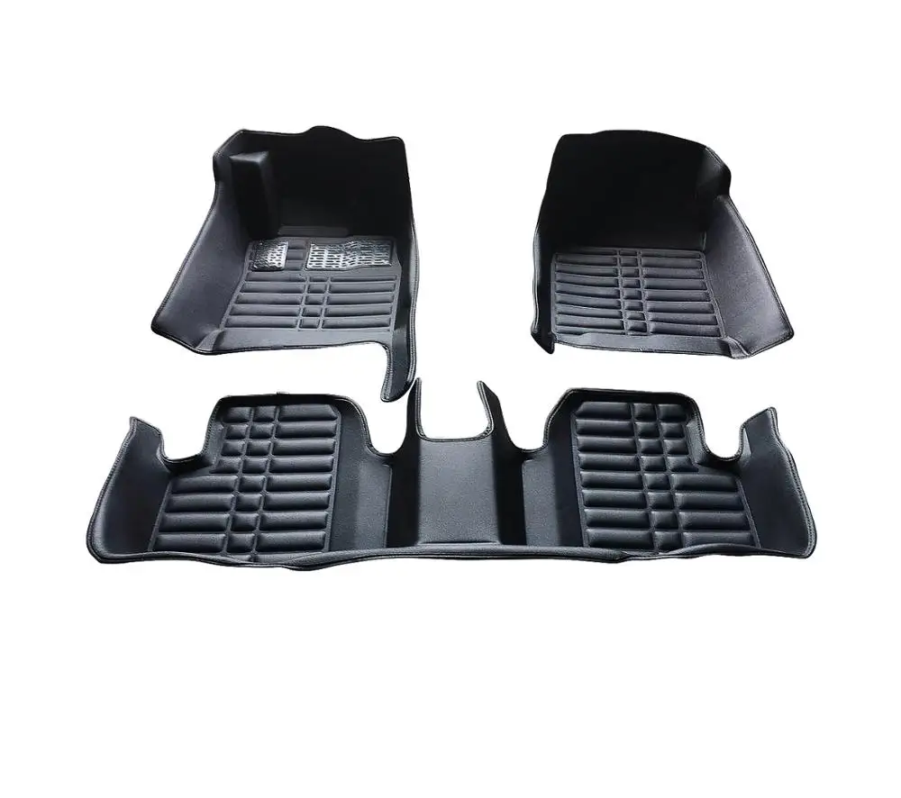 
Accesorios car Floor Mats High Quality New Design Mat 3d 5d Car Mats Floor Liners Easy Cleaning Logo 