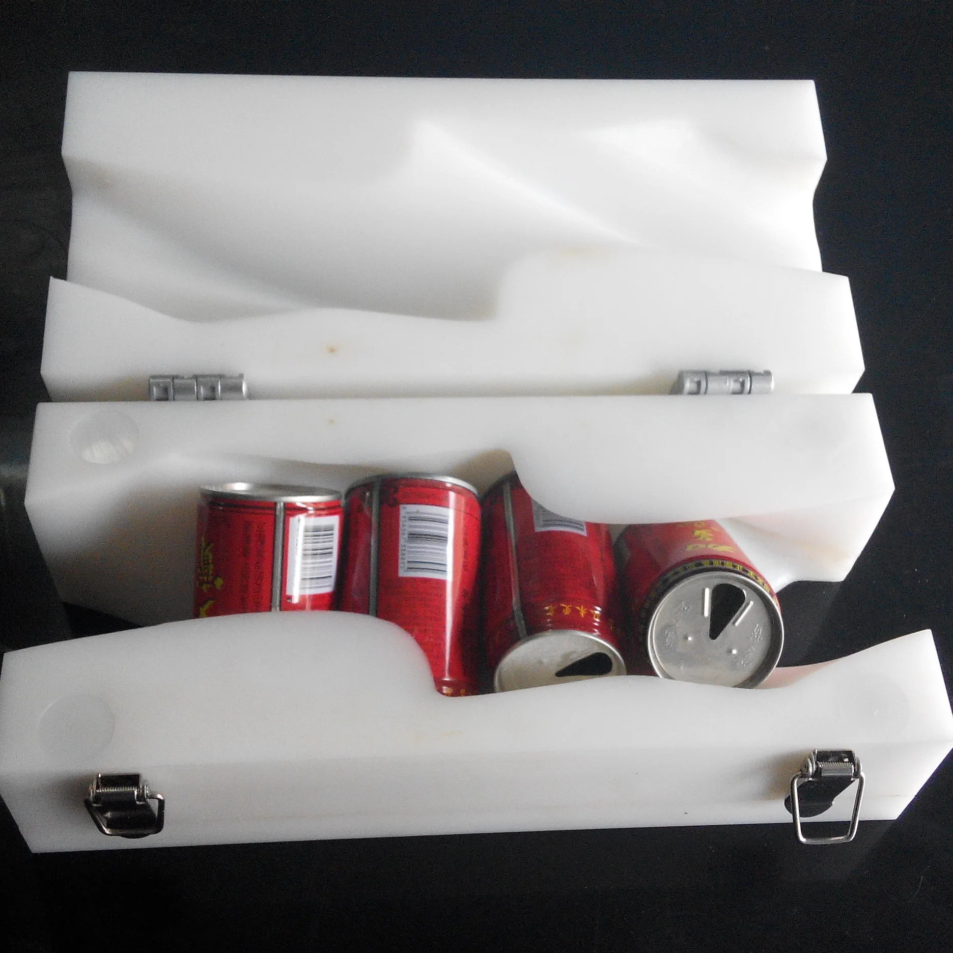 Milk can turn over equipment