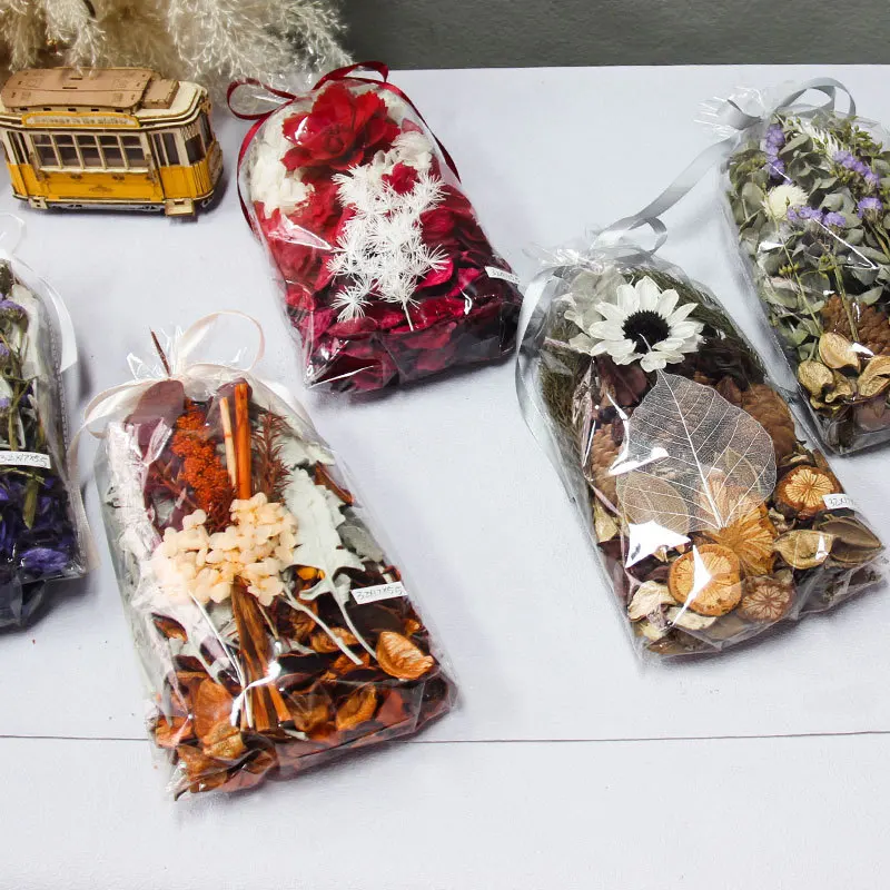 Eternalfloweraromatherapy bag natural dried flower fragrance bag wood chip flower fresh spice box material packageEternal flower