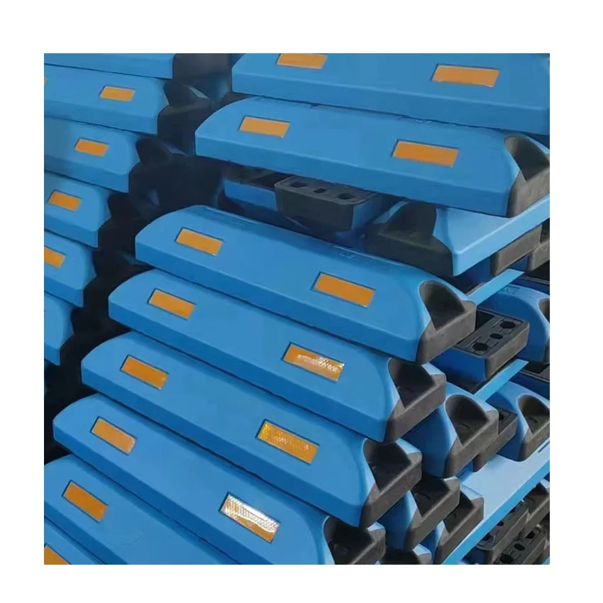 YCTRAFFIC L560*W150*H80mm Car Parking Stopper Rubber Car Wheel Stopper