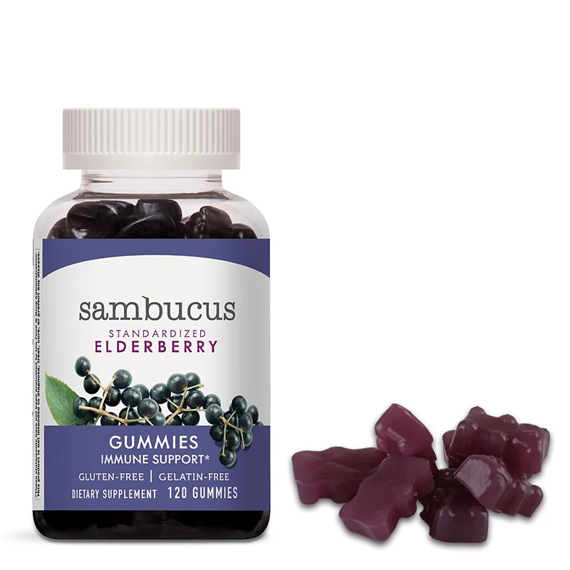 OEM Иммунная поддержка в форме медведя жевательные резинки с витамином Cand Echinacea Sambucus