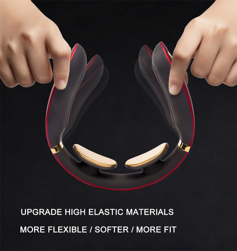 LUYAO Portable Cordless Office Electric EMS Cervical Neck Massager