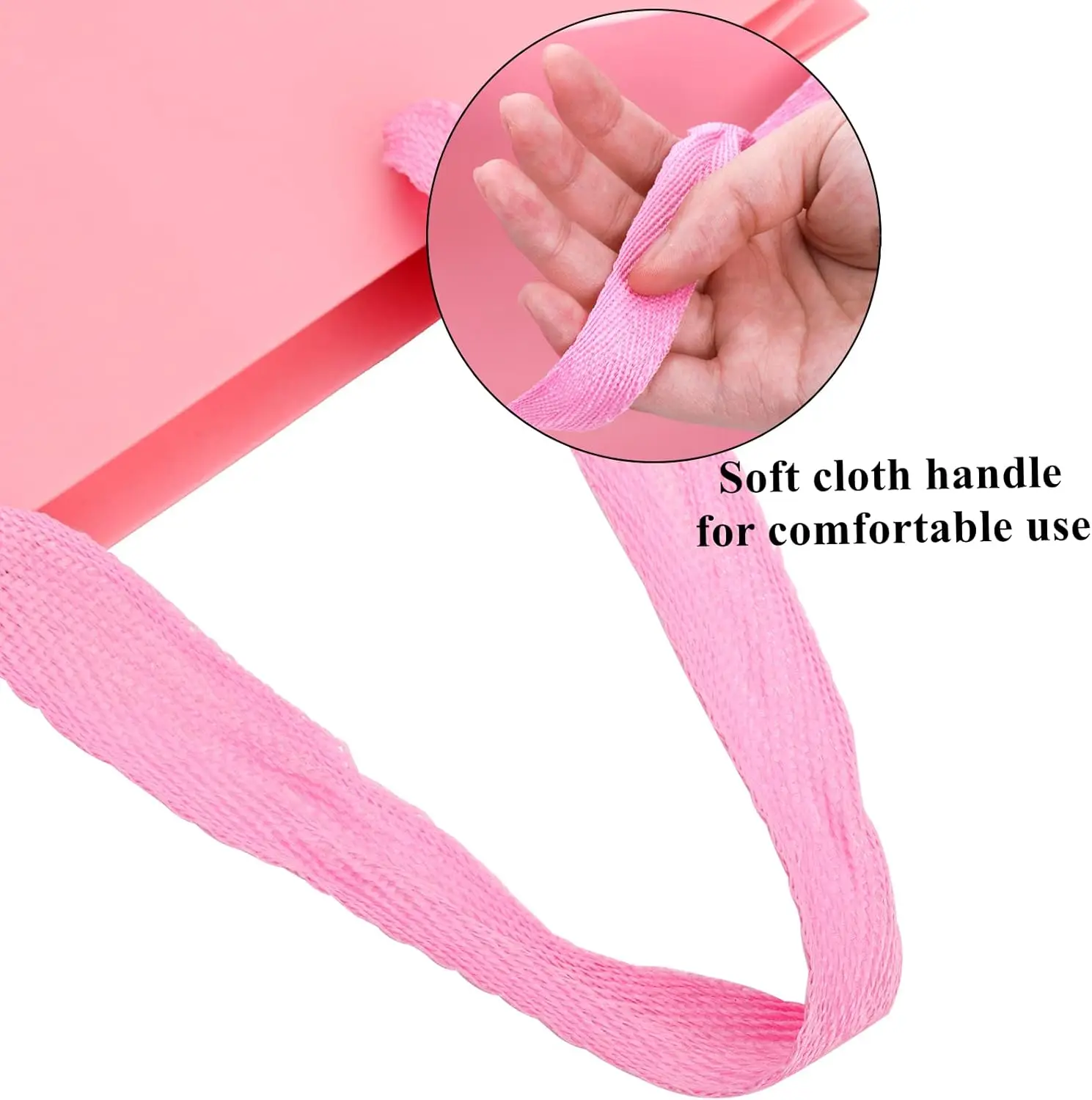 Hot pink luxury Boutique Cosmetic Clothes Extra large Packaging shopping low price size custom shopper craft paper bag