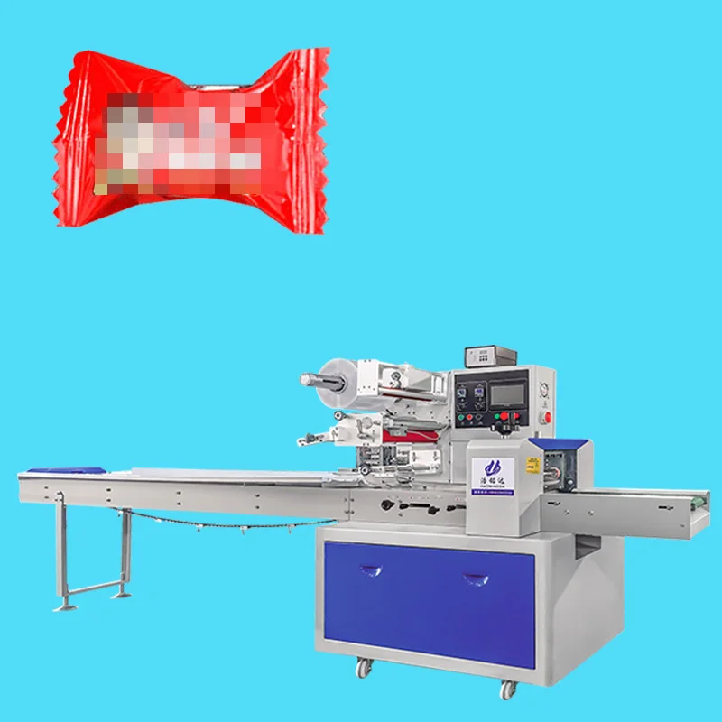 Automatic Square Brown Sugar maltose Cheese Ball Caramel Candy Packing Packaging Machine