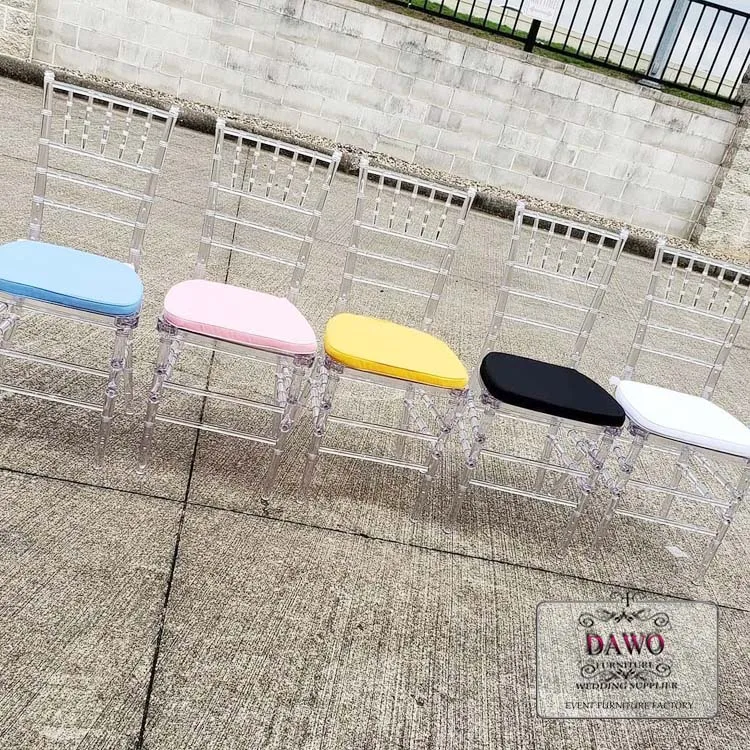 Высококачественный прозрачный акриловый стул chiavari для проведения мероприятий