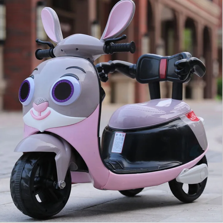 Прямые продажи с фабрики маленький кролик Электрический мотоцикл красивый детский мотоцикл дешевые детские мотоциклы
