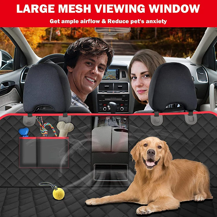 Waterproof Quilted Backseat Dog Hammock Protector dog seat Pet Car Seat Cover funda para perros coche For Suv