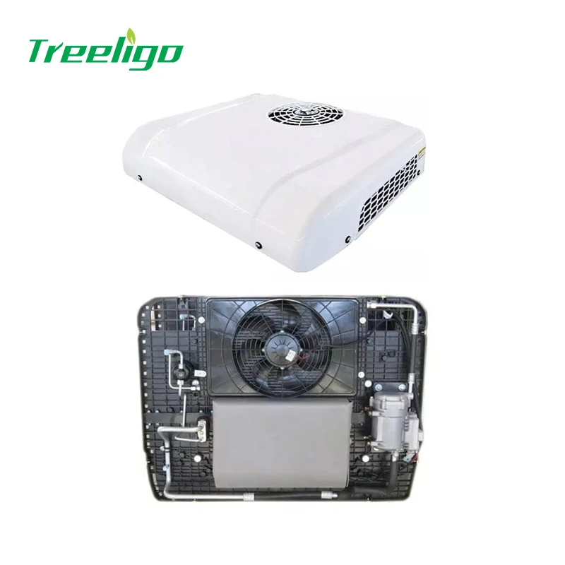 Rv Campervan 12v 24v Dc Parking Air Conditioner for cars 12v electrical air conditioning for Truck