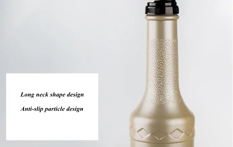 Factory 850ml PE bottle for syrups high quality ejuice PE  bottle empty pe bottle