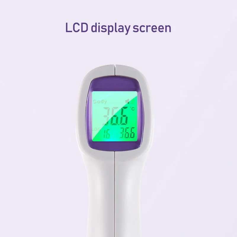 2021 Baby Stirn Nicht-kontakt Digital LED Infrarot Elektronische Thermometer Temperatur Sensor Gun Uhr Kinder Erwachsene
