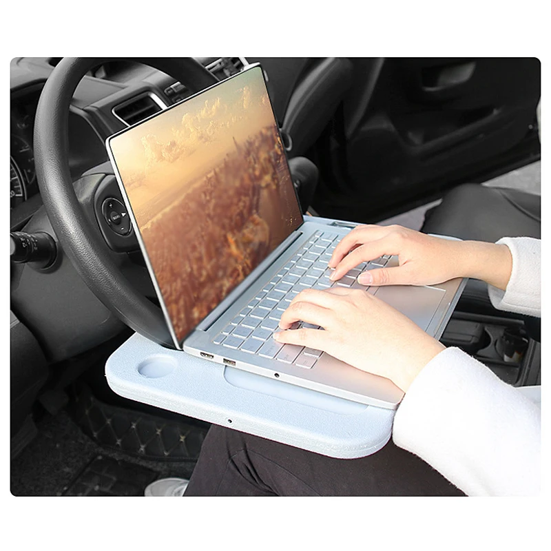 Multiple Car Laptop Food Tray Travel Steering Wheel Tables Universal Car Steer Wheel Tray Car Organiser with Tray Luxury Durable
