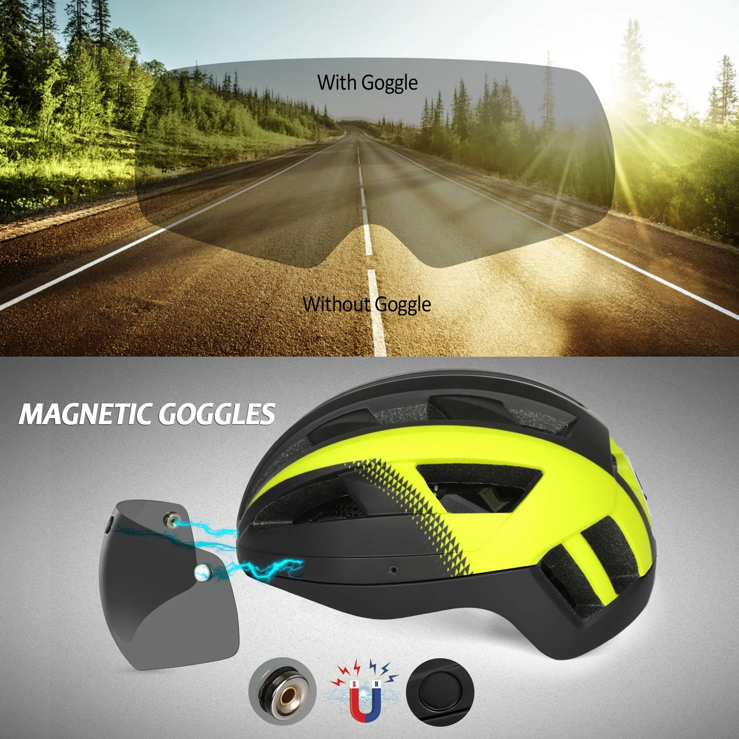 VICTGOAL men road ebike bmx goggle bike helmet for man adult cycling visor face shield racing kid bicycle adult men bike helmet