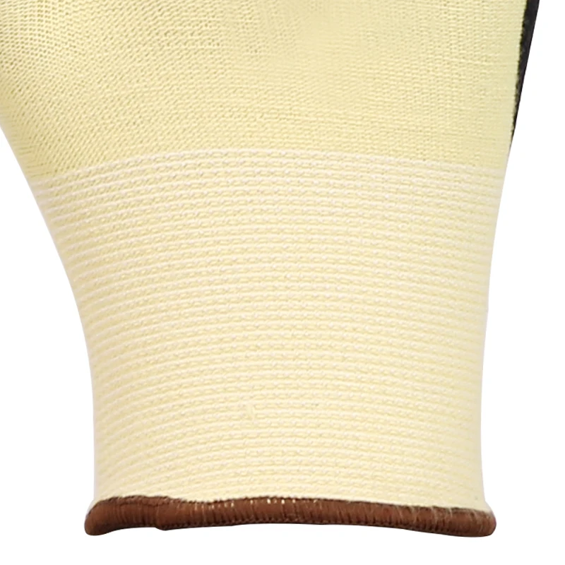 Factory wholesale Kevlar Latin nitrile layer gloves, black genuine foam work gloves, safety construction gloves