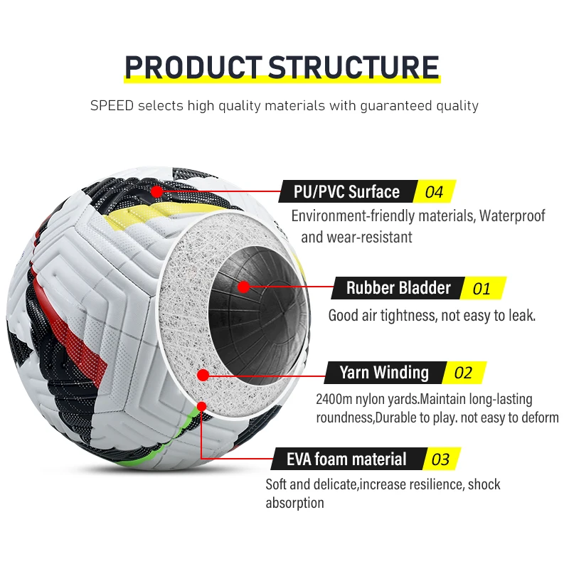 2024 New Style European Competition Cup Soccer Ball official Size 5 PU Football for adult competition Custom wholesale