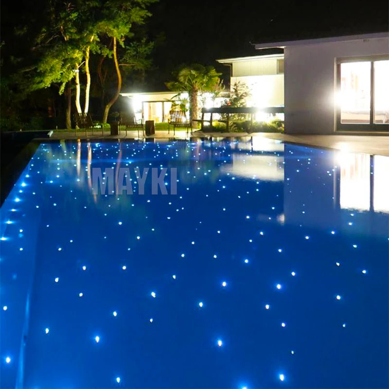 Led Swimming Pool Lighting Fiber Optic Pool Star Lights Swimming Pool Light With Twinkle Stars
