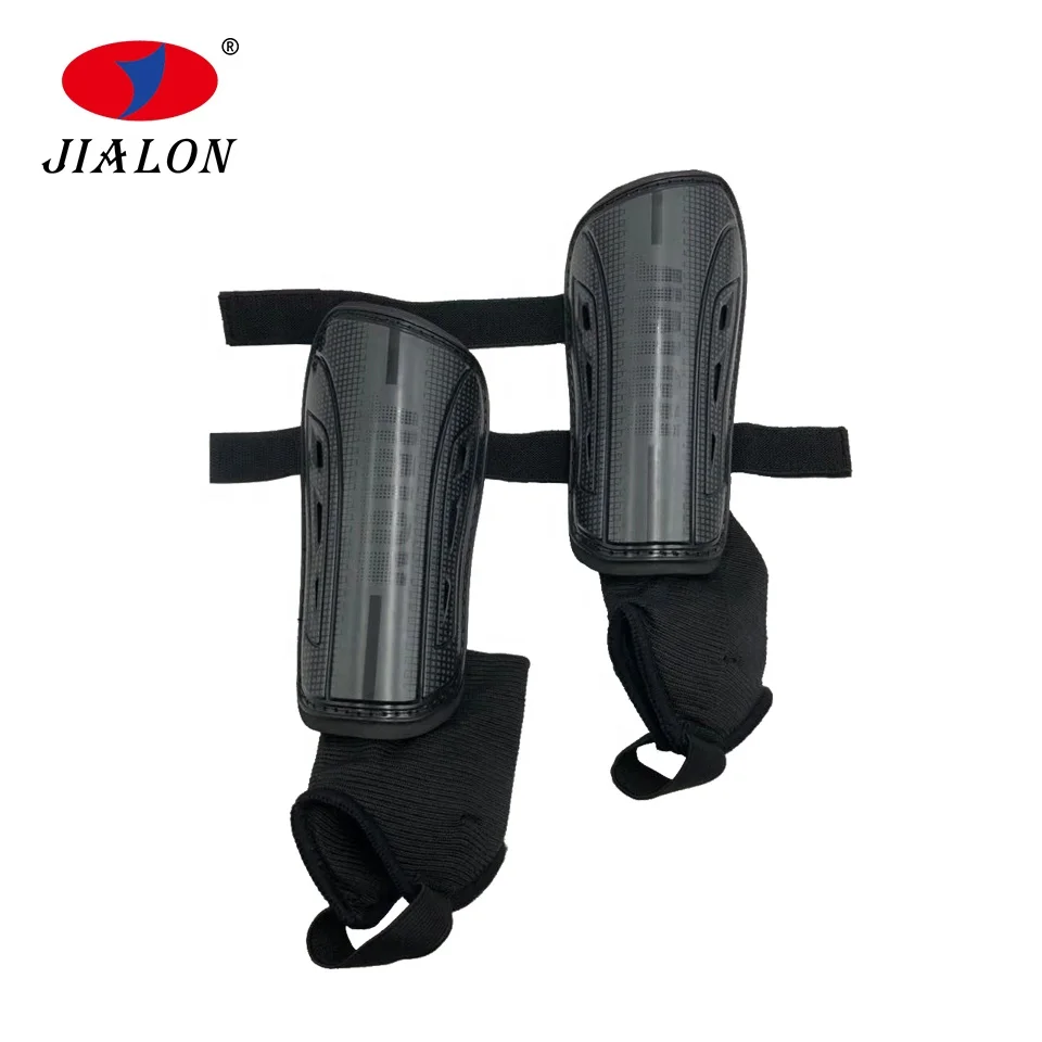 High Quality Custom Elastic Straps Soccer Football Shin Guards With Ankle Sock